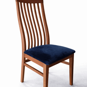 Jedilni stoli Hrast masiva iz masivnega hrasta z oblazinjenim sedežem, primeren za domače jedilnice in gostinske lokale